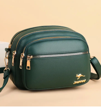 WOMEN'S SHOULDER/CROSSBODY BAGS 4 MULTI COMPARTMENTS ASSORTED COLORS