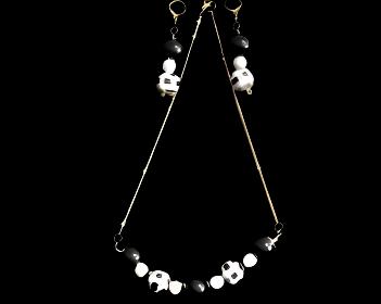 ELEGANT ASSORTED WOODEN BALLS NECKLACE SET