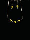 ELEGANT ASSORTED WOODEN BALLS NECKLACE SET