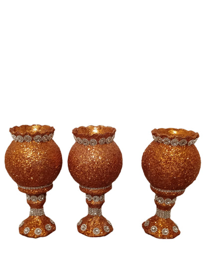 Assorted  Vase & Bottle 3 Piece Sets - One of A Kind
