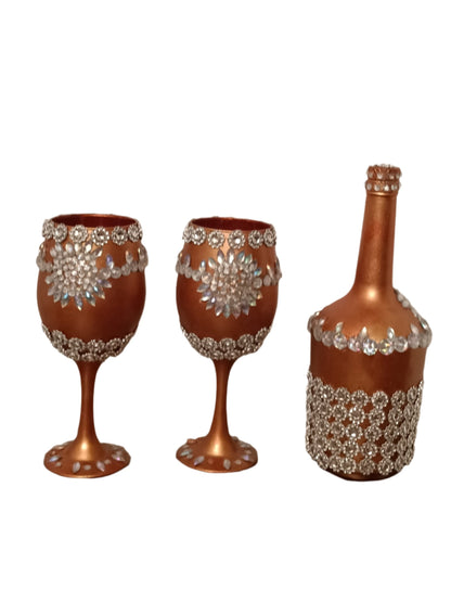 Assorted  Vase & Bottle 3 Piece Sets - One of A Kind