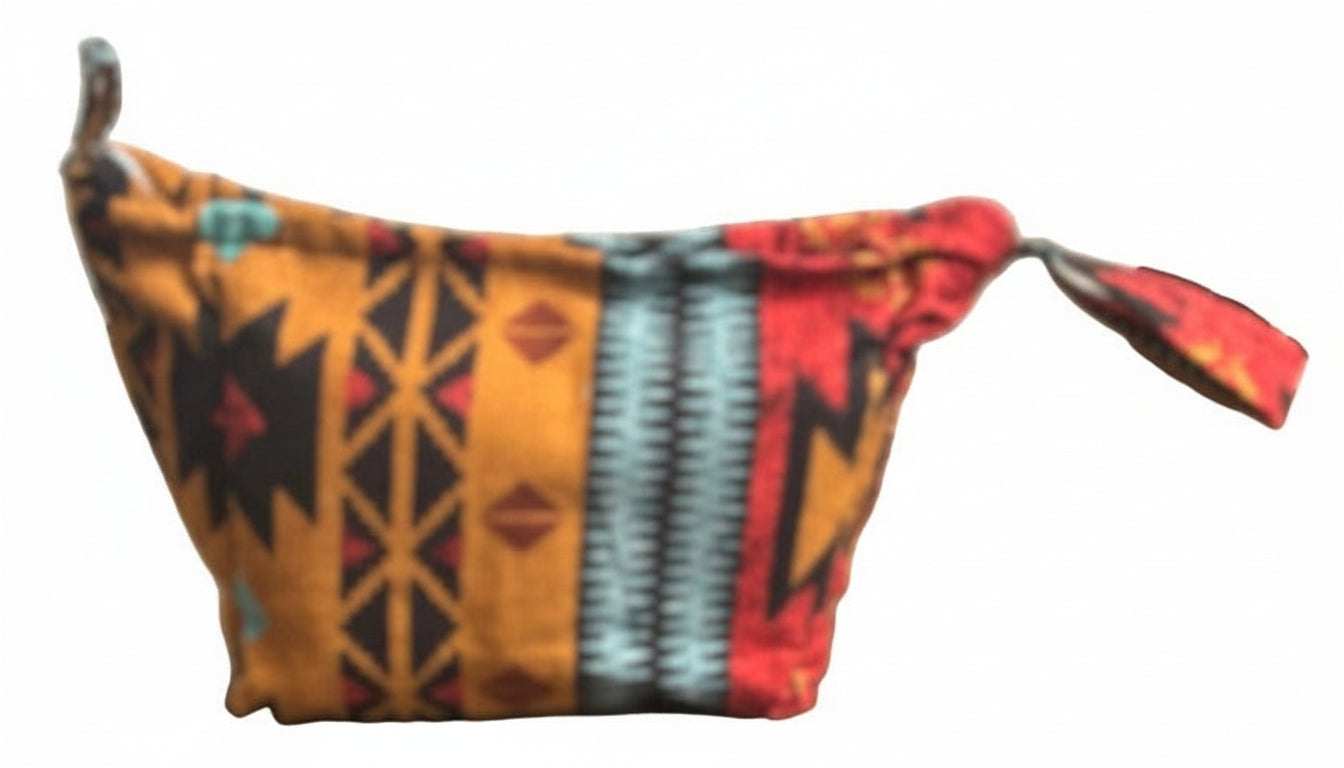 African Pattern Totes and All Purpose Pouches Set - Handmade