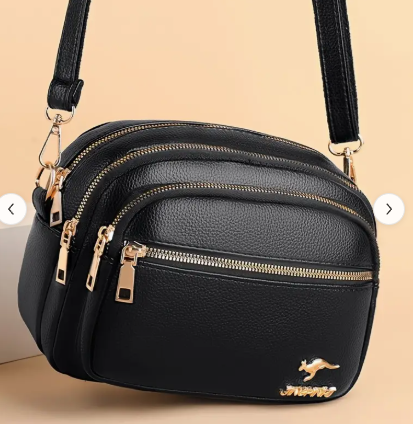 WOMEN'S SHOULDER/CROSSBODY BAGS 4 MULTI COMPARTMENTS ASSORTED COLORS