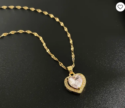 Jewelry Assorted Golden Necklaces, Elephant, Tree, Mama, Clear Stone