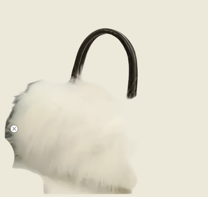 Warm Women's Faux Fur Hats, Fluffy Hats with Matching Earrings & Purse set
