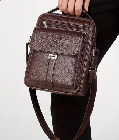 MEN CROSSBODY BAGS UU WEIXIER BACKPACK PU LEATHER