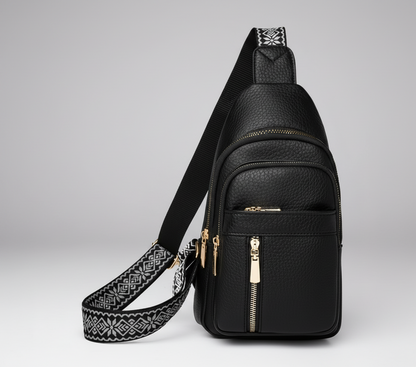 Crossbody bag with 4 compartments, faux leather