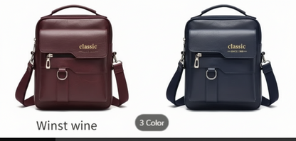 TRAVEL ESSENTIAL BACKPACK CROSSBODY BAG  PU LEATHER