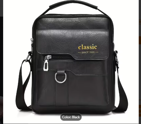 TRAVEL ESSENTIAL BACKPACK CROSSBODY BAG  PU LEATHER