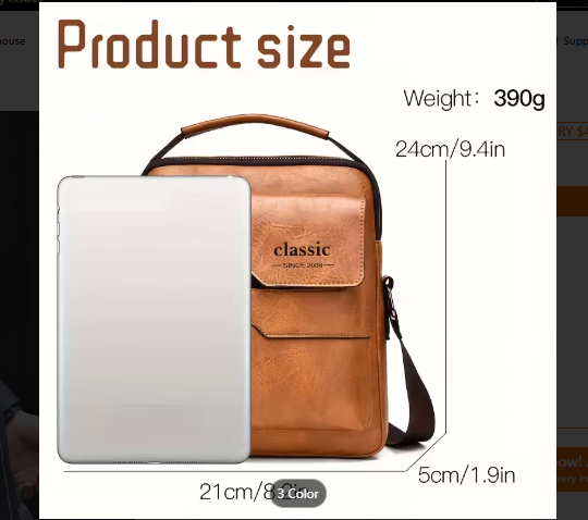 TRAVEL ESSENTIAL BACKPACK CROSSBODY BAG  PU LEATHER